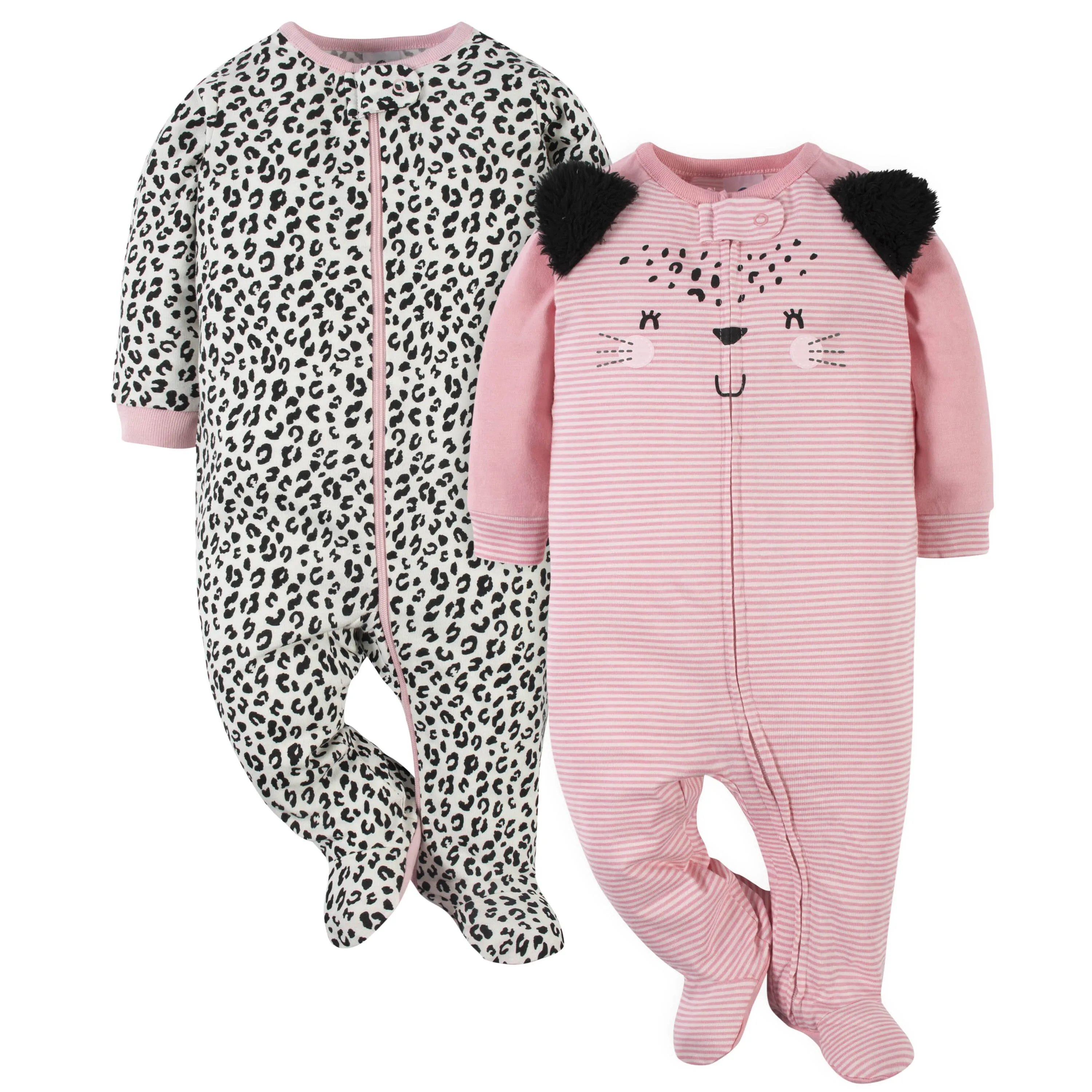 17-Piece Baby Girls Leopard Apparel & Blankets Set