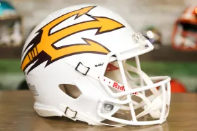 Arizona State Sun Devils Riddell Speed Authentic Helmet - Metallic White