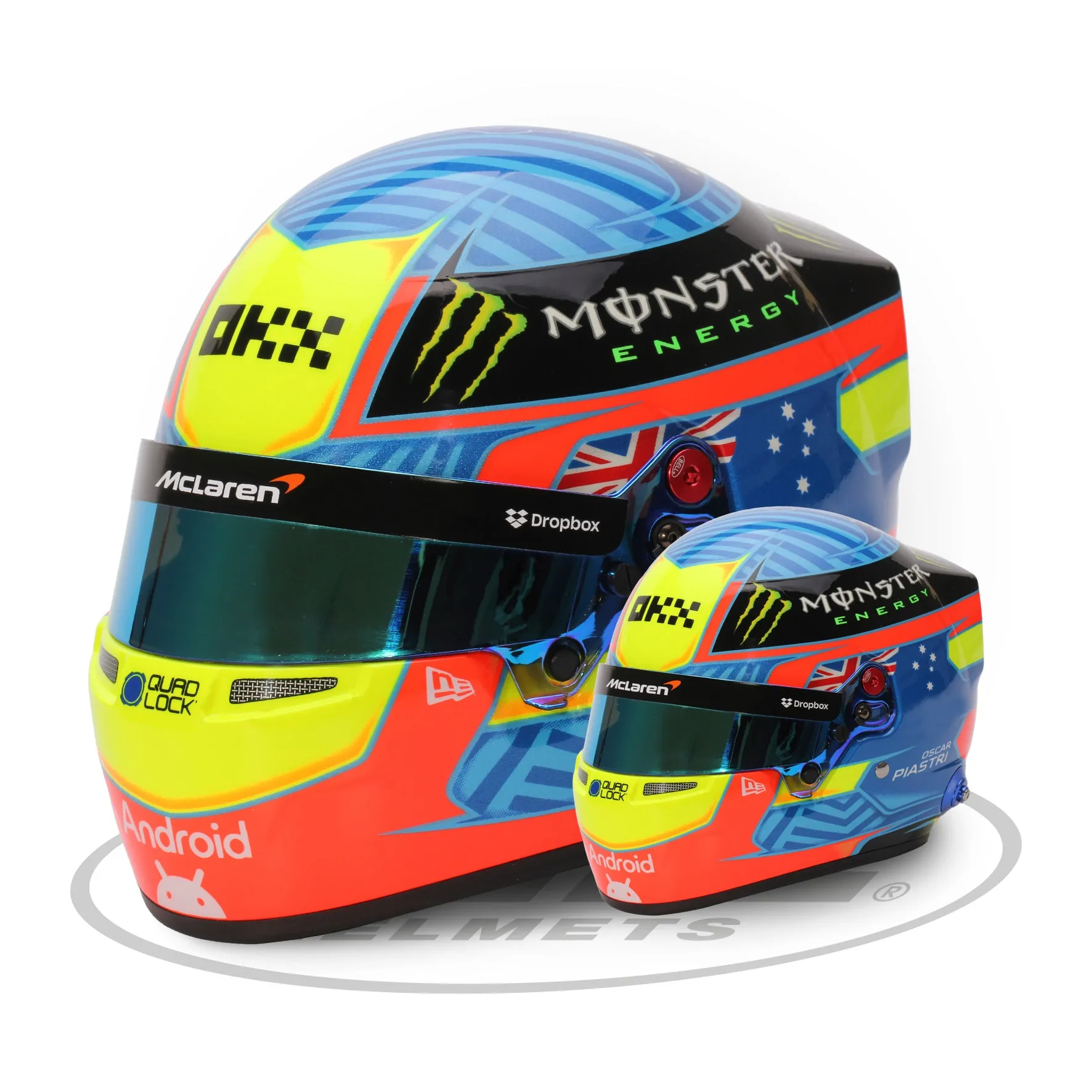 Bell 1:2 Scale F1 Mini Helmet Oscar Piastri 2024 Mclaren