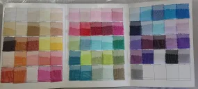 Crystal Organza Fabric - Sparkle Sheer Organza - 60&#34; Wide - Sample Swatch - Multiple Colors