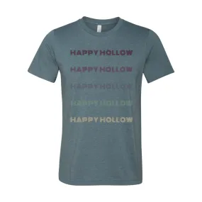 Happy Hollow Retro Font Soft Tee