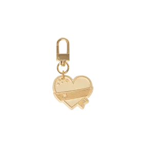 Initial Charm Keychain Heart Keychain