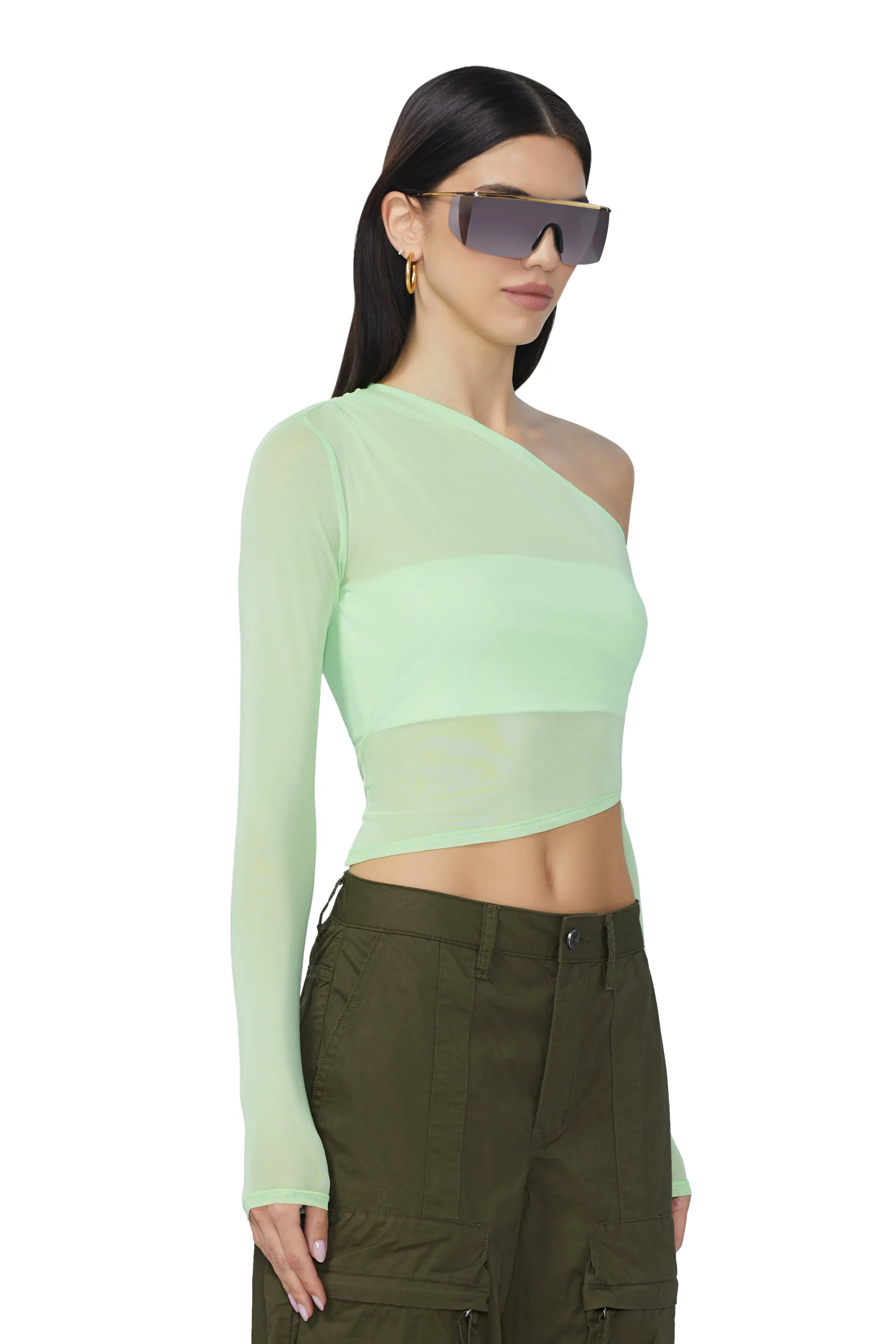 Linnie Top - Neon Mint