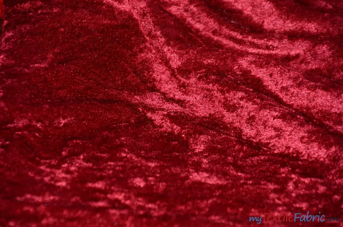 Panne Velvet Fabric | 60" Wide | Crush Panne Velour | Apparel, Costumes, Cosplay, Curtains, Drapery & Home Decor |