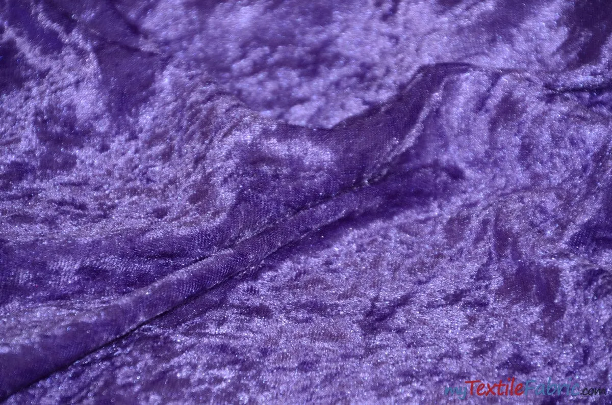 Panne Velvet Fabric | 60" Wide | Crush Panne Velour | Apparel, Costumes, Cosplay, Curtains, Drapery & Home Decor |