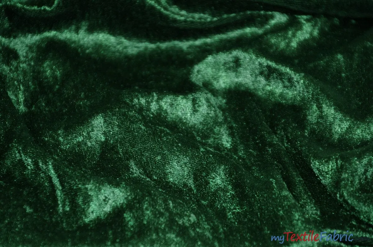 Panne Velvet Fabric | 60" Wide | Crush Panne Velour | Apparel, Costumes, Cosplay, Curtains, Drapery & Home Decor |