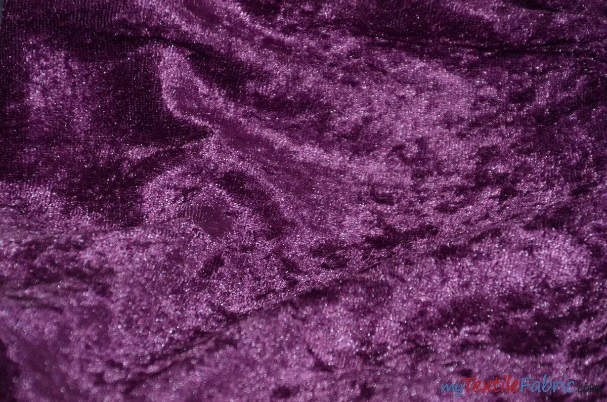 Panne Velvet Fabric | 60" Wide | Crush Panne Velour | Apparel, Costumes, Cosplay, Curtains, Drapery & Home Decor |